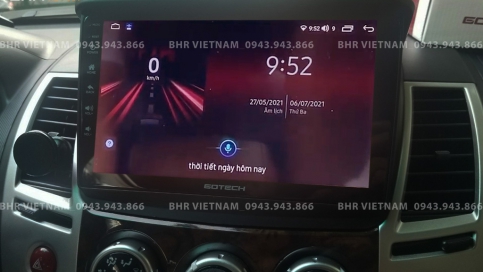 Màn hình DVD Android xe Mitsubishi Pajero Sport 2011 - 2017 | Gotech GT8 
